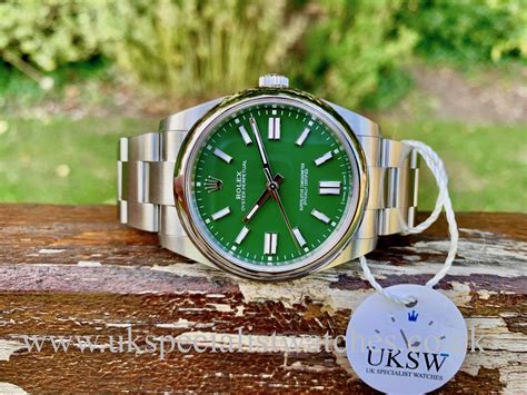 rolex green dial 41mm